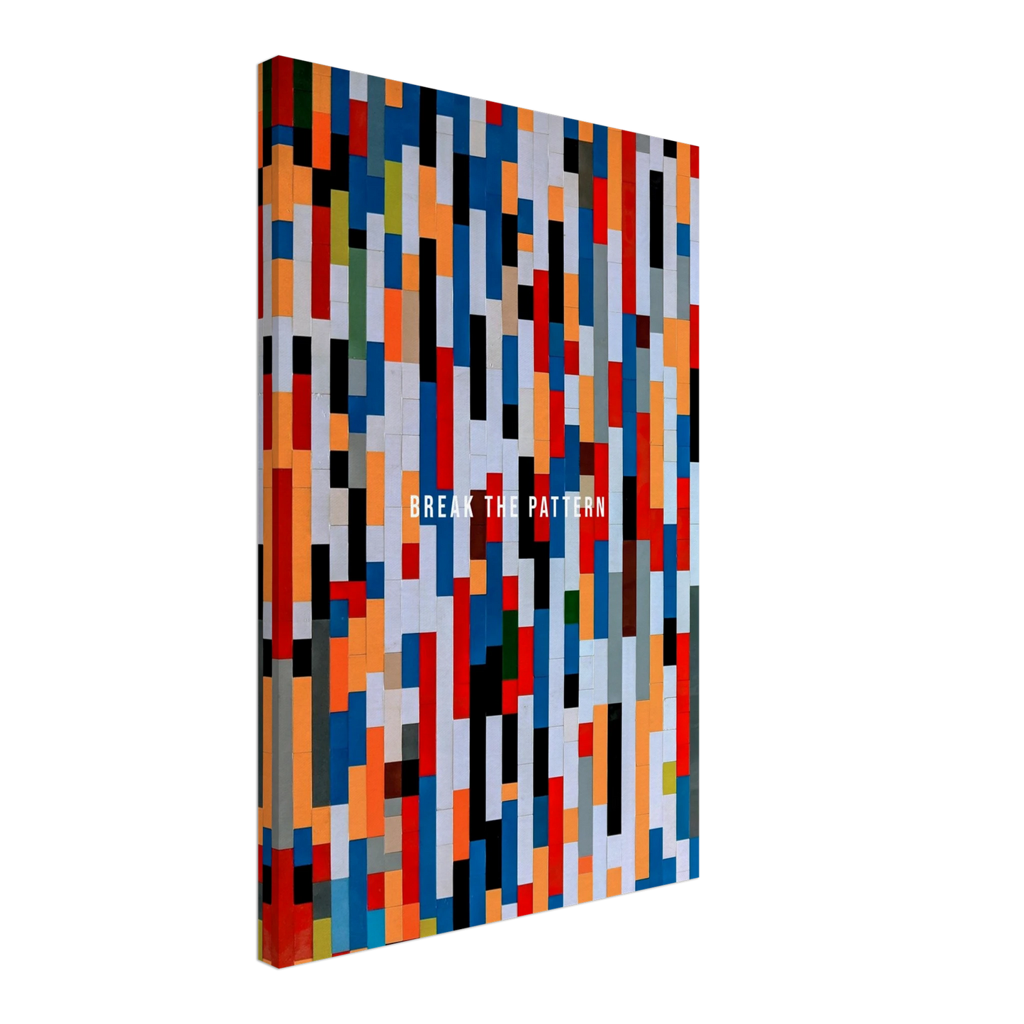 Break the Pattern - Your Bold Essence | Motivational and Inspirational Canvas Wall Art Poster
