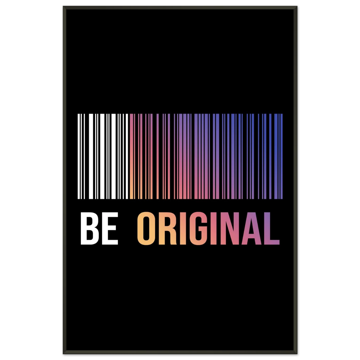 Code Breaker - Your Bold Essence | Motivational and Inspirational Canvas Wall Art Poster