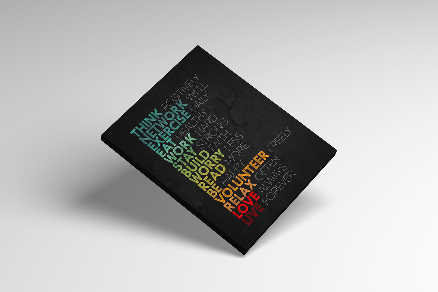 Positive Life Habits - Your Bold Essence | Motivational and Inspirational Canvas Wall Art Poster