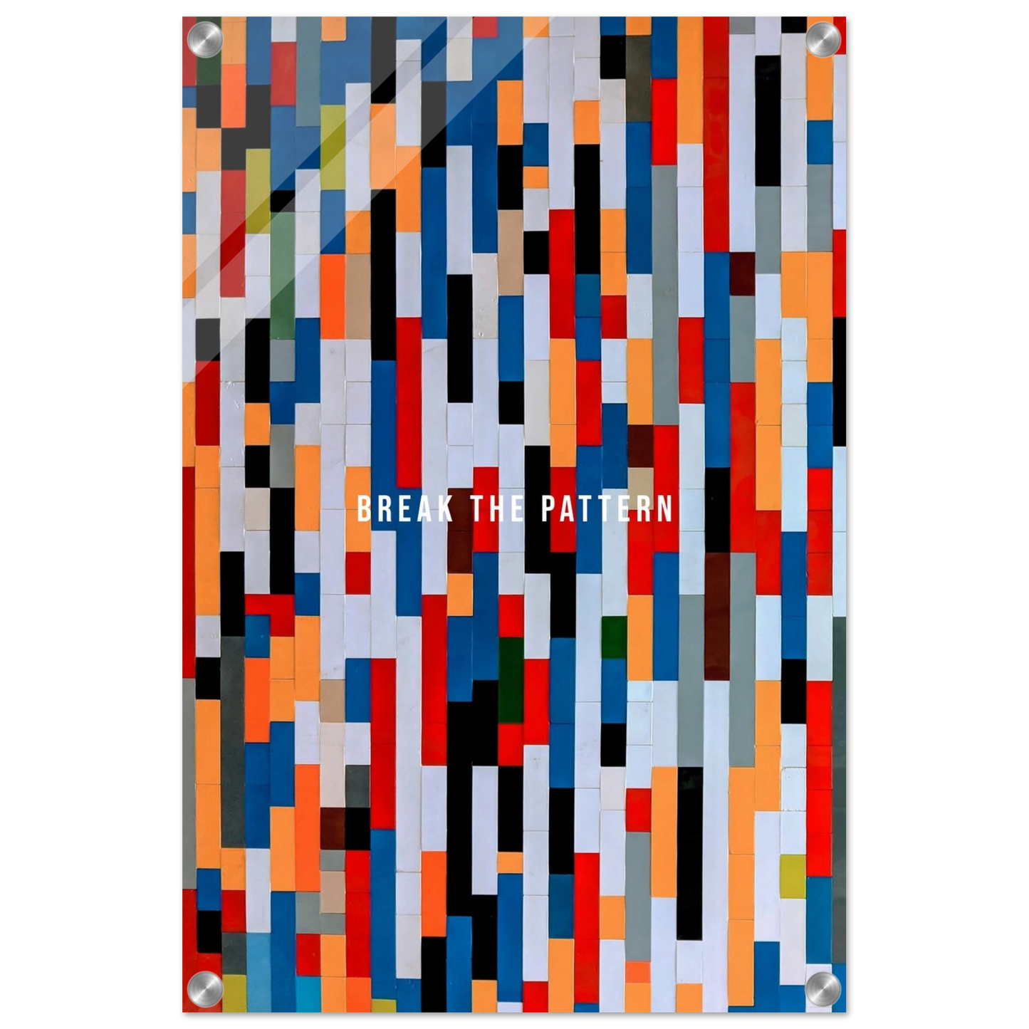 Break the Pattern - Your Bold Essence | Motivational and Inspirational Canvas Wall Art Poster