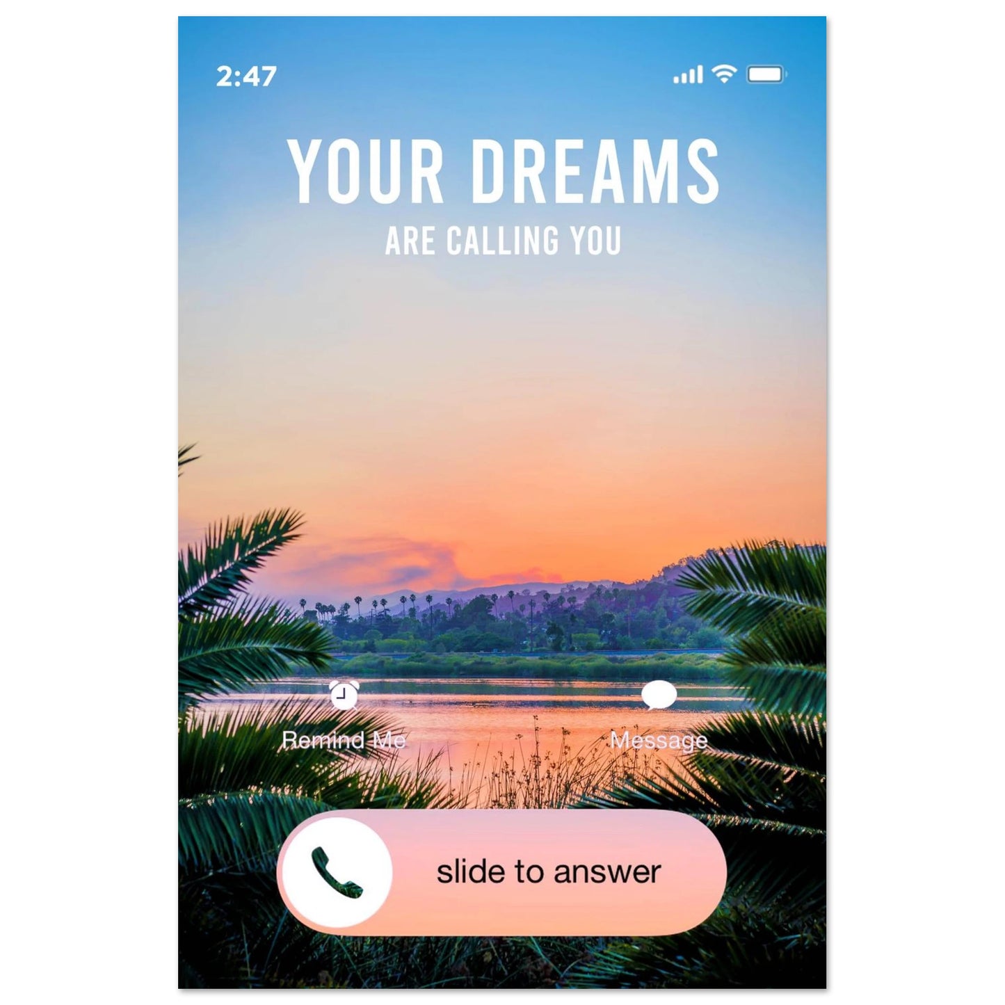 Answer the Call - Your Bold Essence | Motivational and Inspirational Canvas Wall Art Poster