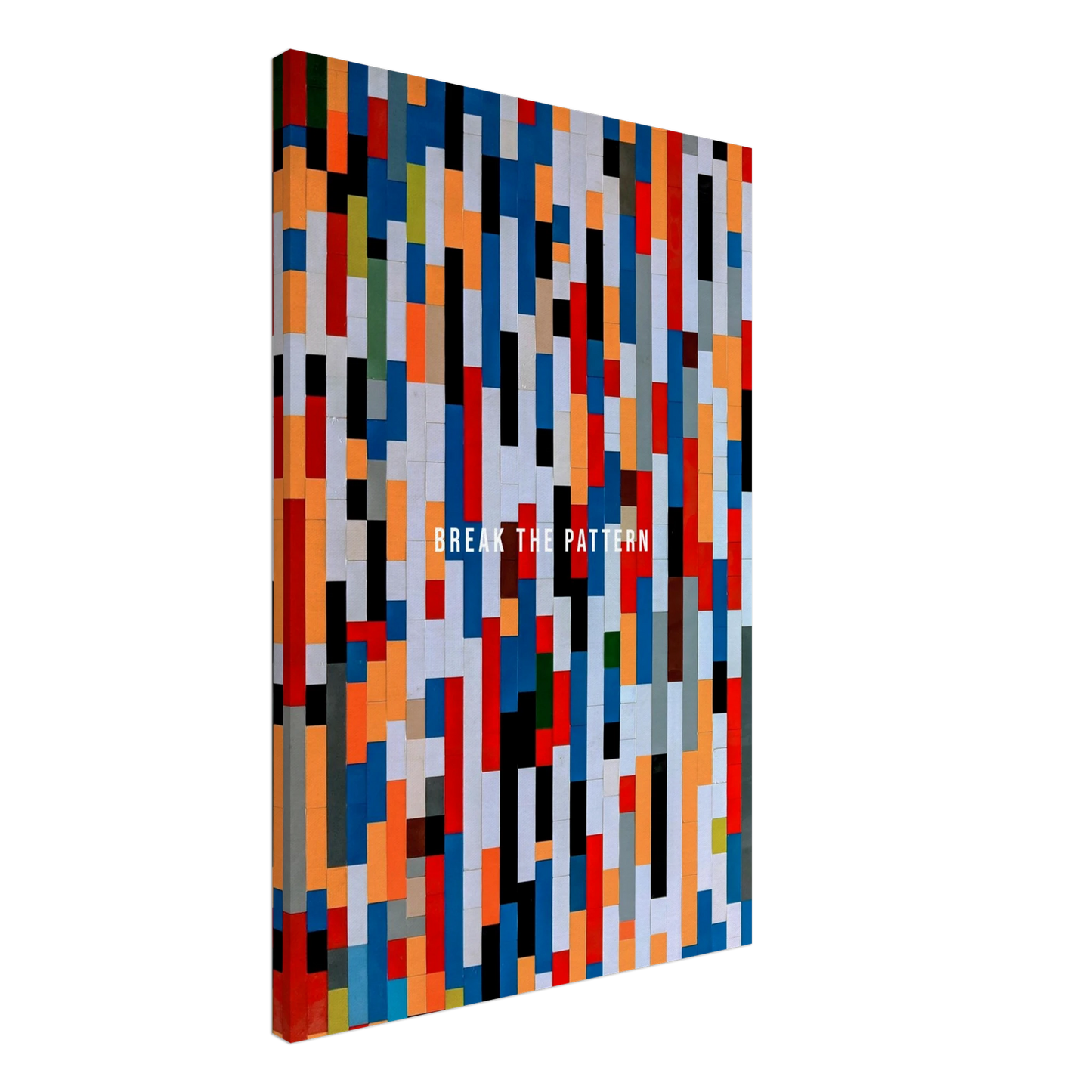 Break the Pattern - Your Bold Essence | Motivational and Inspirational Canvas Wall Art Poster
