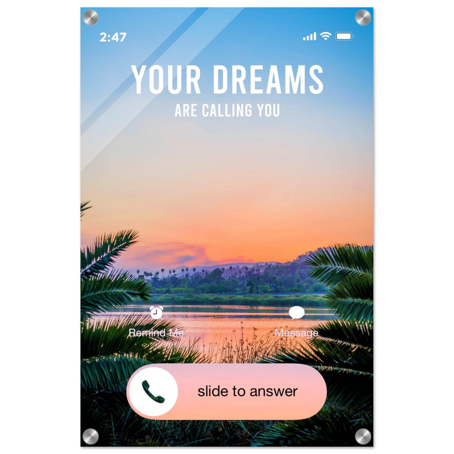 Answer the Call - Your Bold Essence | Motivational and Inspirational Canvas Wall Art Poster