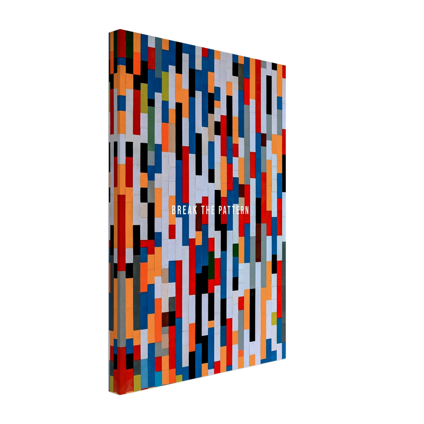Break the Pattern - Your Bold Essence | Motivational and Inspirational Canvas Wall Art Poster