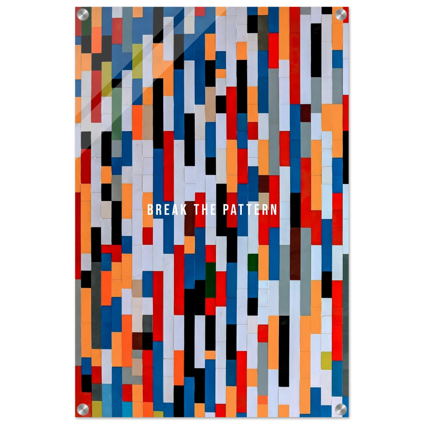 Break the Pattern - Your Bold Essence | Motivational and Inspirational Canvas Wall Art Poster