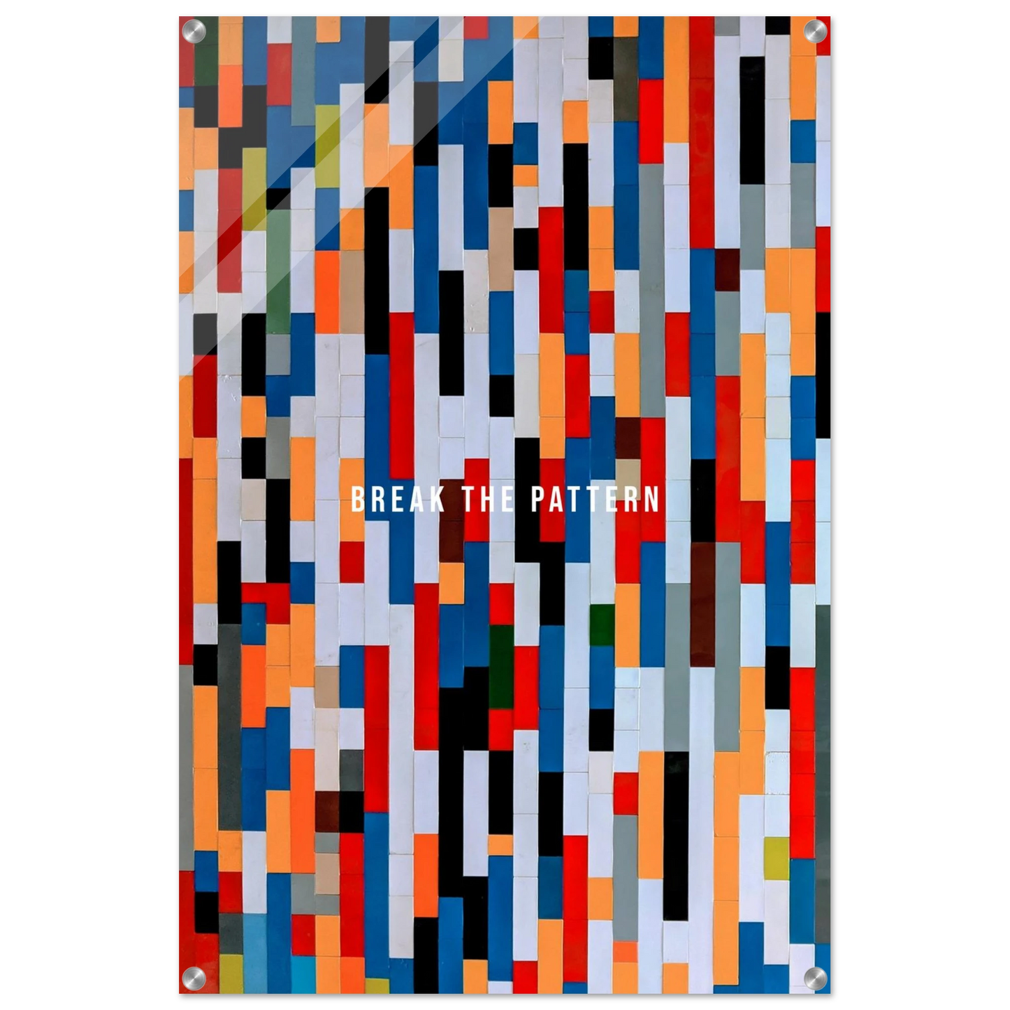 Break the Pattern - Your Bold Essence | Motivational and Inspirational Canvas Wall Art Poster