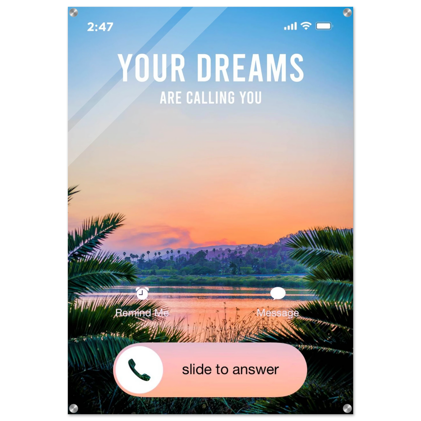 Answer the Call - Your Bold Essence | Motivational and Inspirational Canvas Wall Art Poster