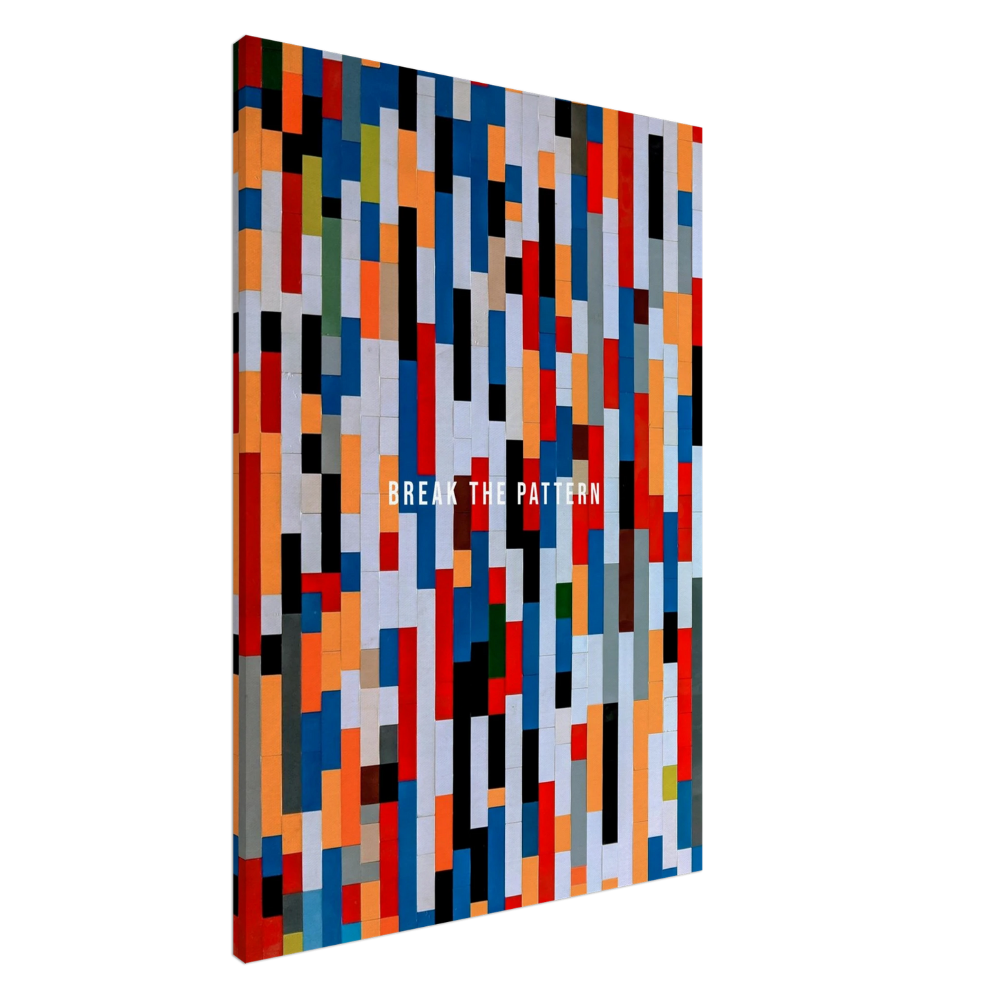 Break the Pattern - Your Bold Essence | Motivational and Inspirational Canvas Wall Art Poster