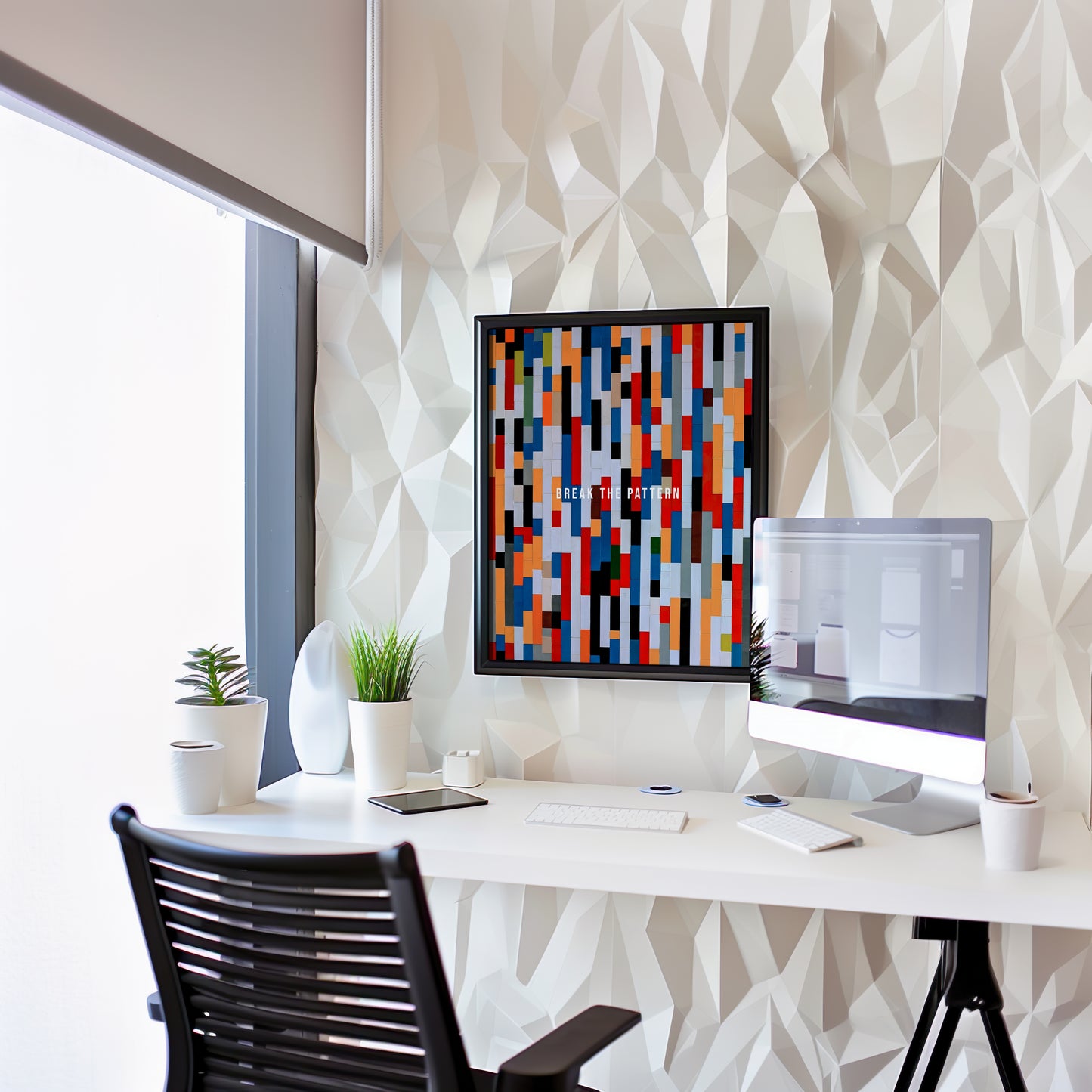 Break the Pattern - Your Bold Essence | Motivational and Inspirational Canvas Wall Art Poster