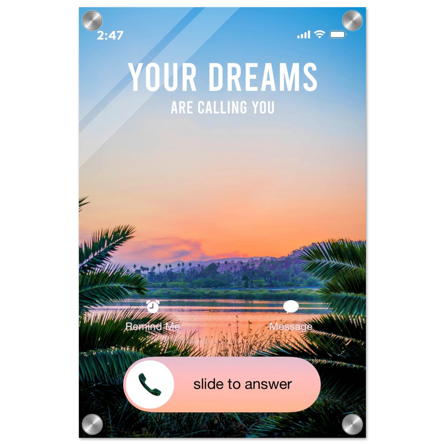 Answer the Call - Your Bold Essence | Motivational and Inspirational Canvas Wall Art Poster