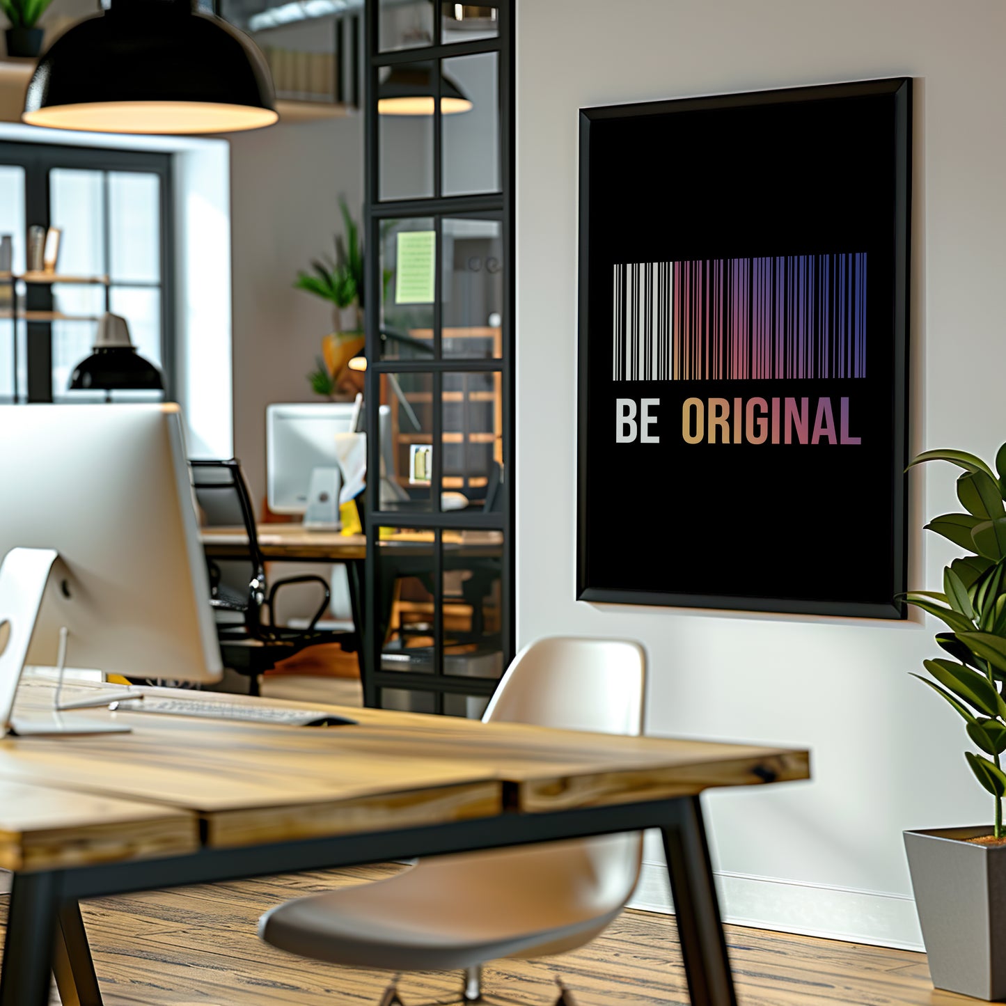 Code Breaker - Your Bold Essence | Motivational and Inspirational Canvas Wall Art Poster