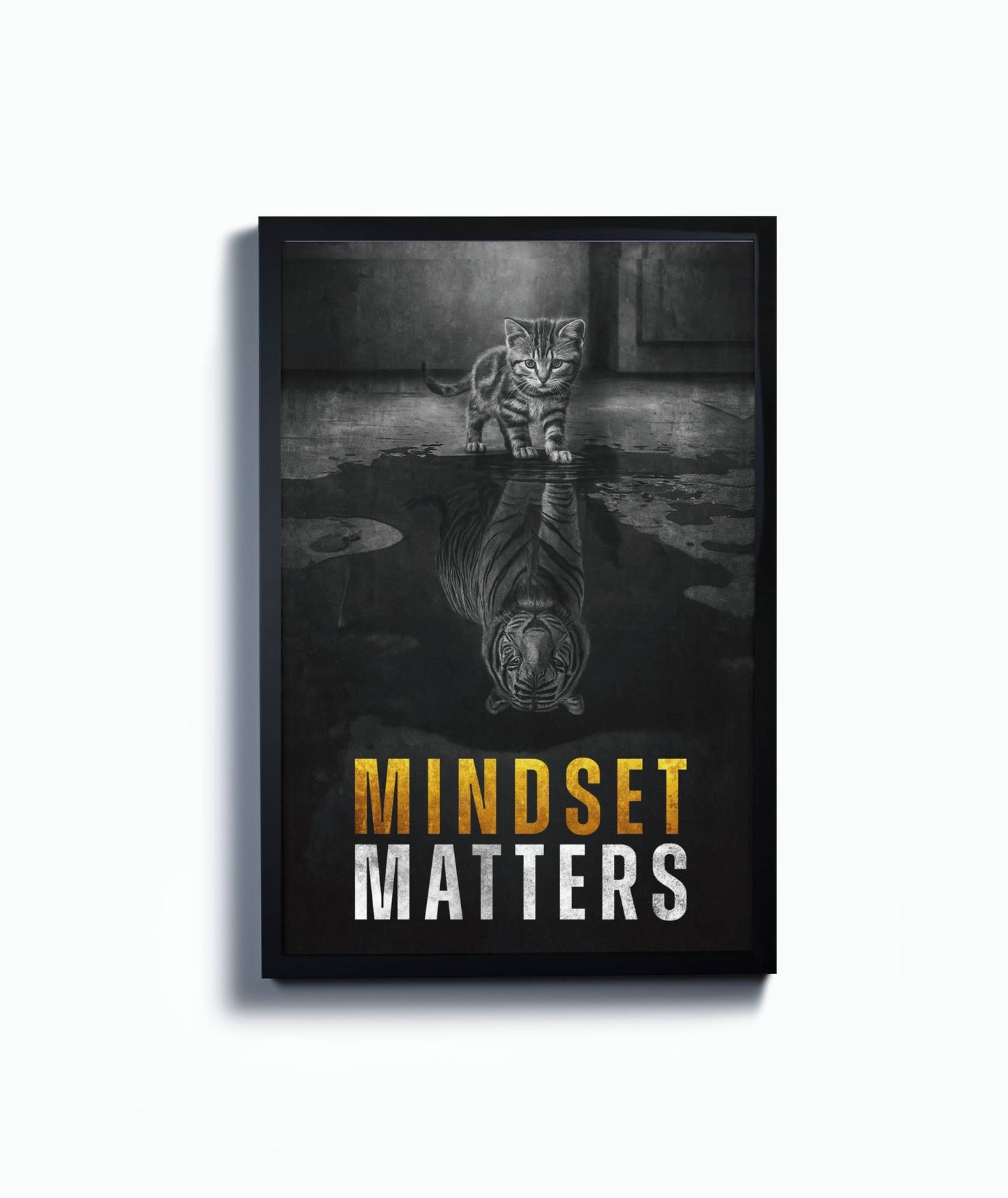 Mindset Matters Wall Art close-up – archival print quality