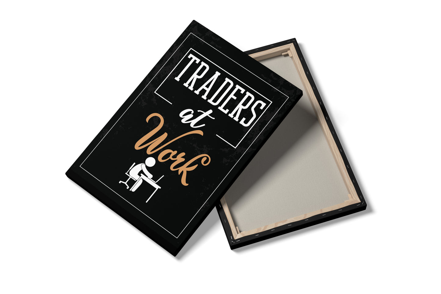 Motivational Wall Art for Office, Inspirational Money Motivation Decor for Day Trader and Crypto, Motivational Wall Decor for Home, Inspirational Trading Poster