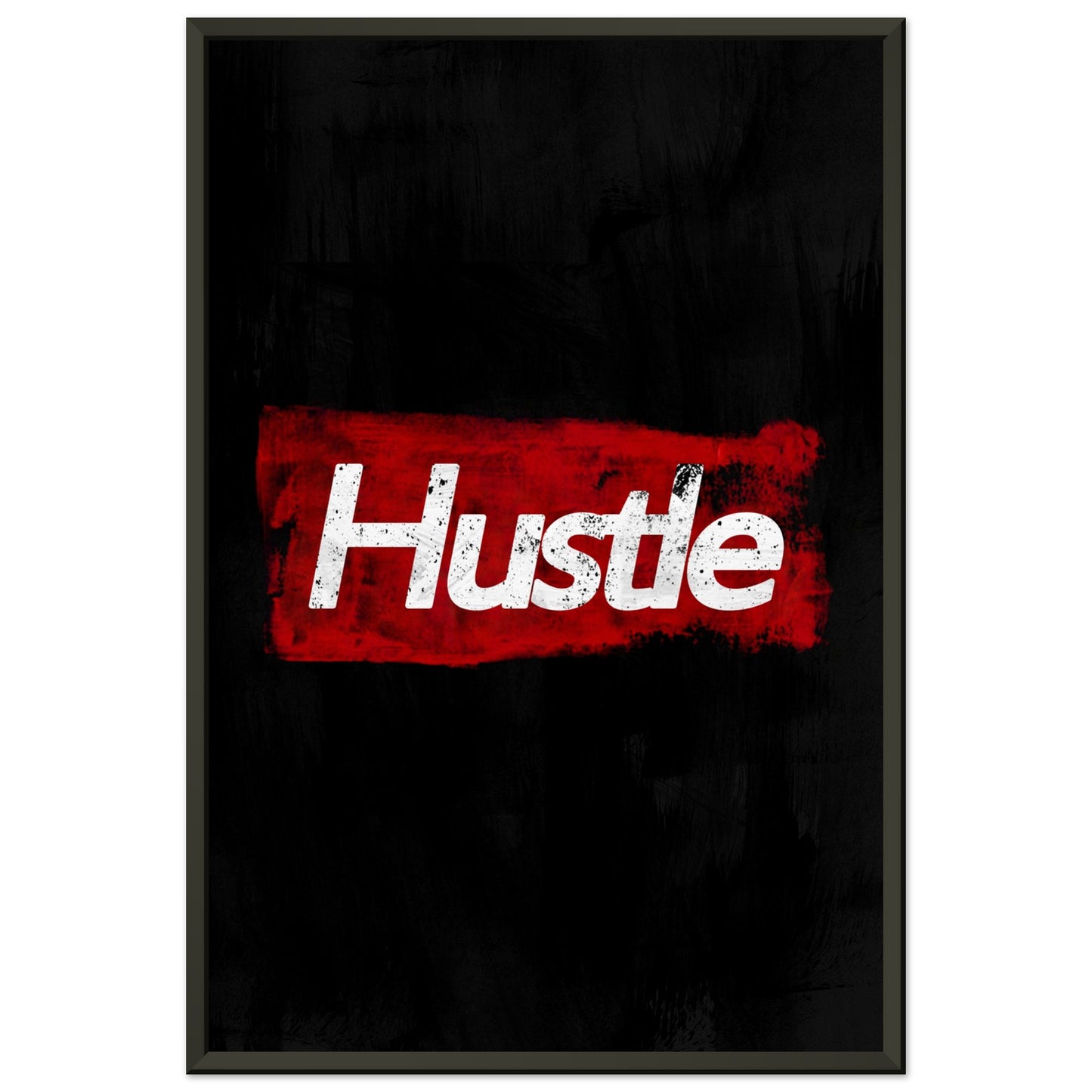 Hustle - Your Bold Essence | Motivational and Inspirational Canvas Wall Art Poster