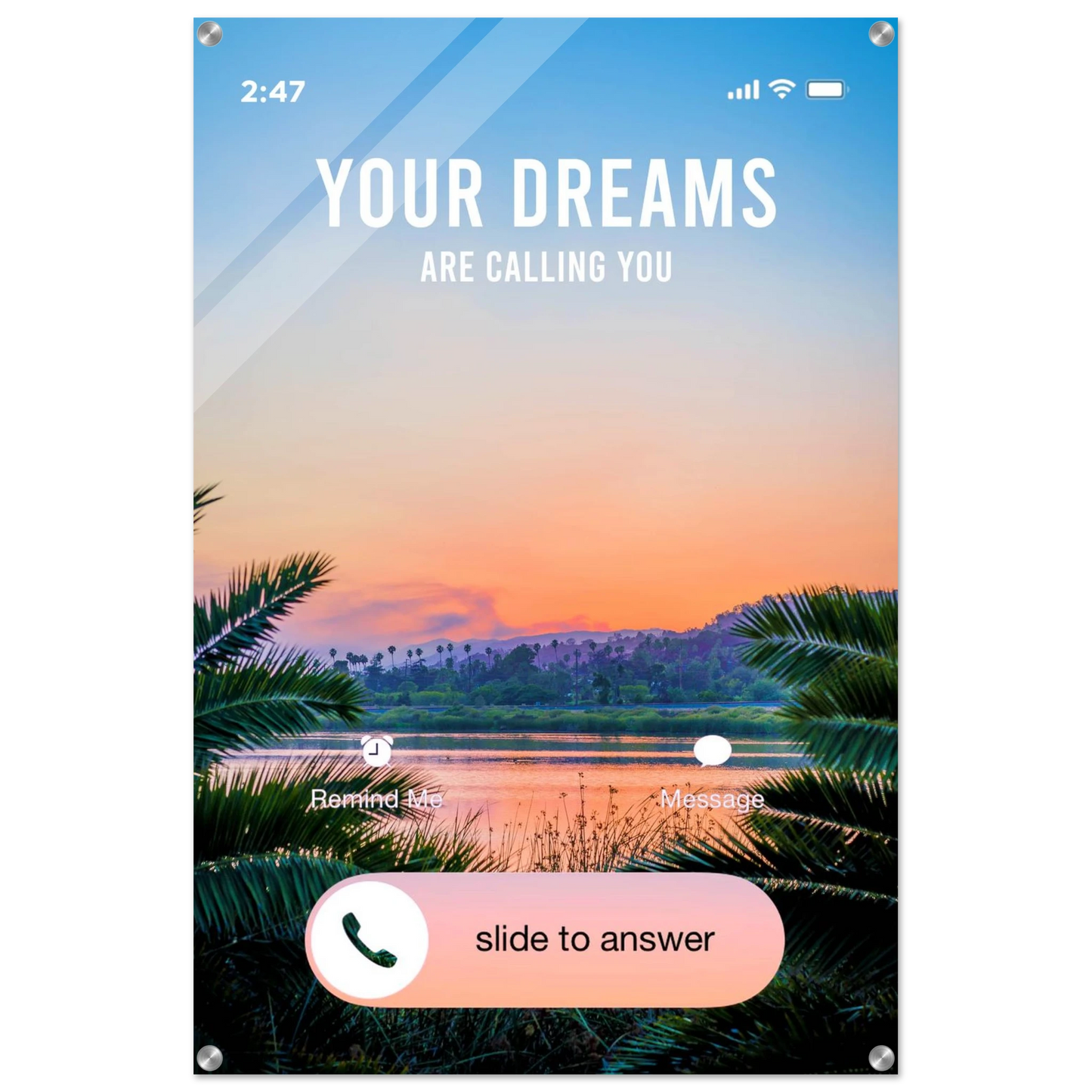 Answer the Call - Your Bold Essence | Motivational and Inspirational Canvas Wall Art Poster