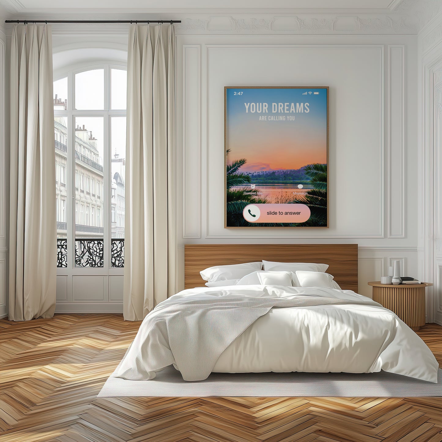 Answer the Call - Your Bold Essence | Motivational and Inspirational Canvas Wall Art Poster