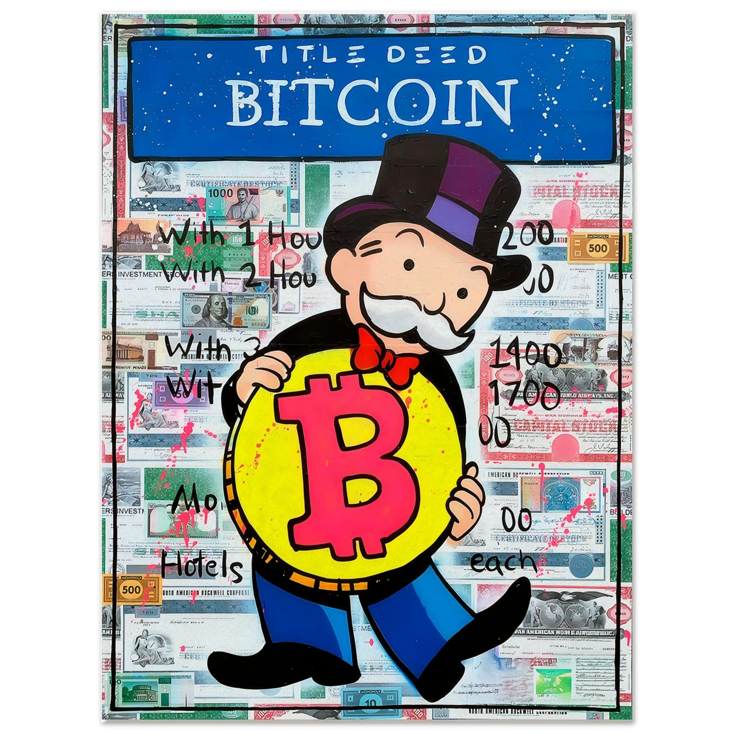 Crypto Capitalism - Your Bold Essence | Motivational and Inspirational Canvas Wall Art Poster