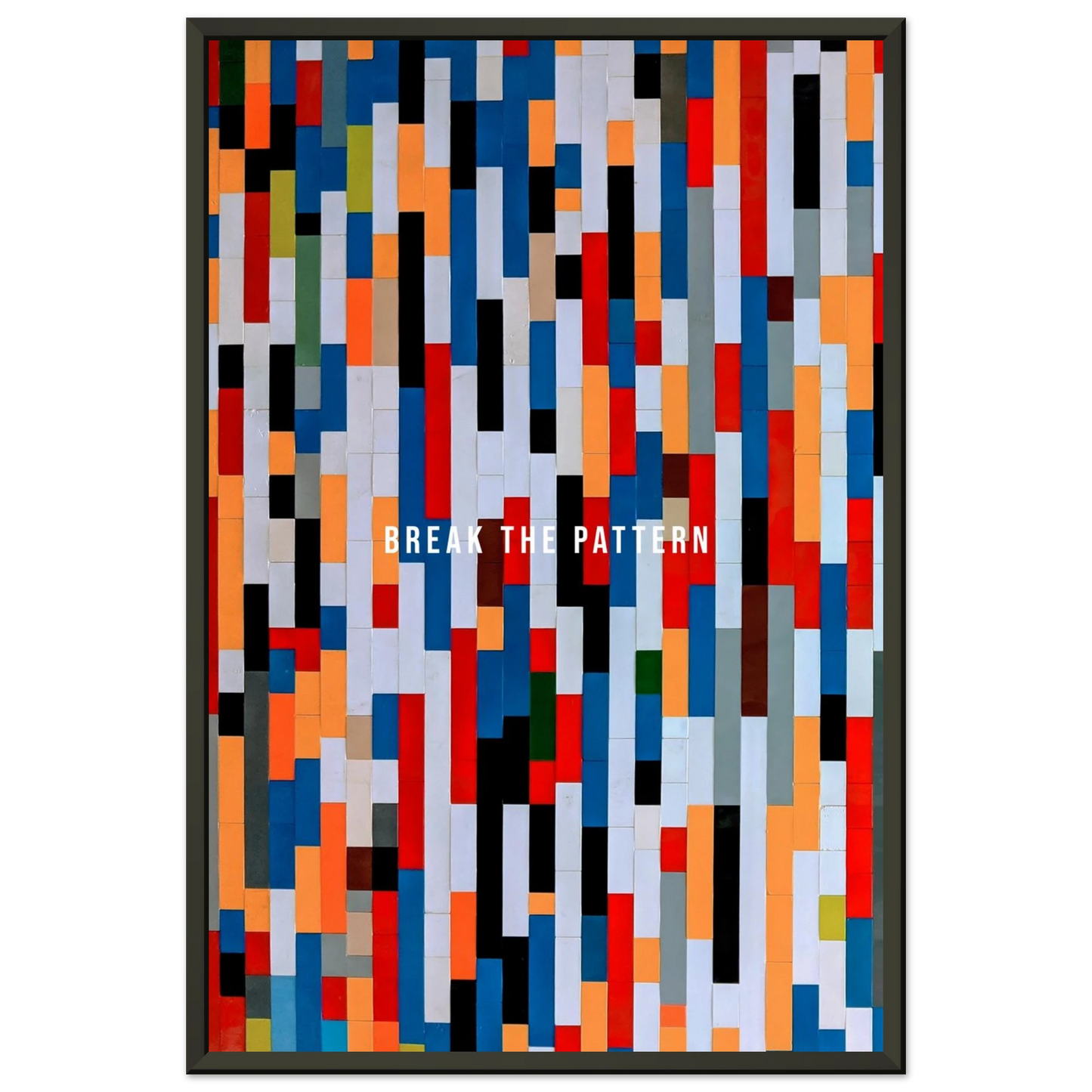 Break the Pattern - Your Bold Essence | Motivational and Inspirational Canvas Wall Art Poster