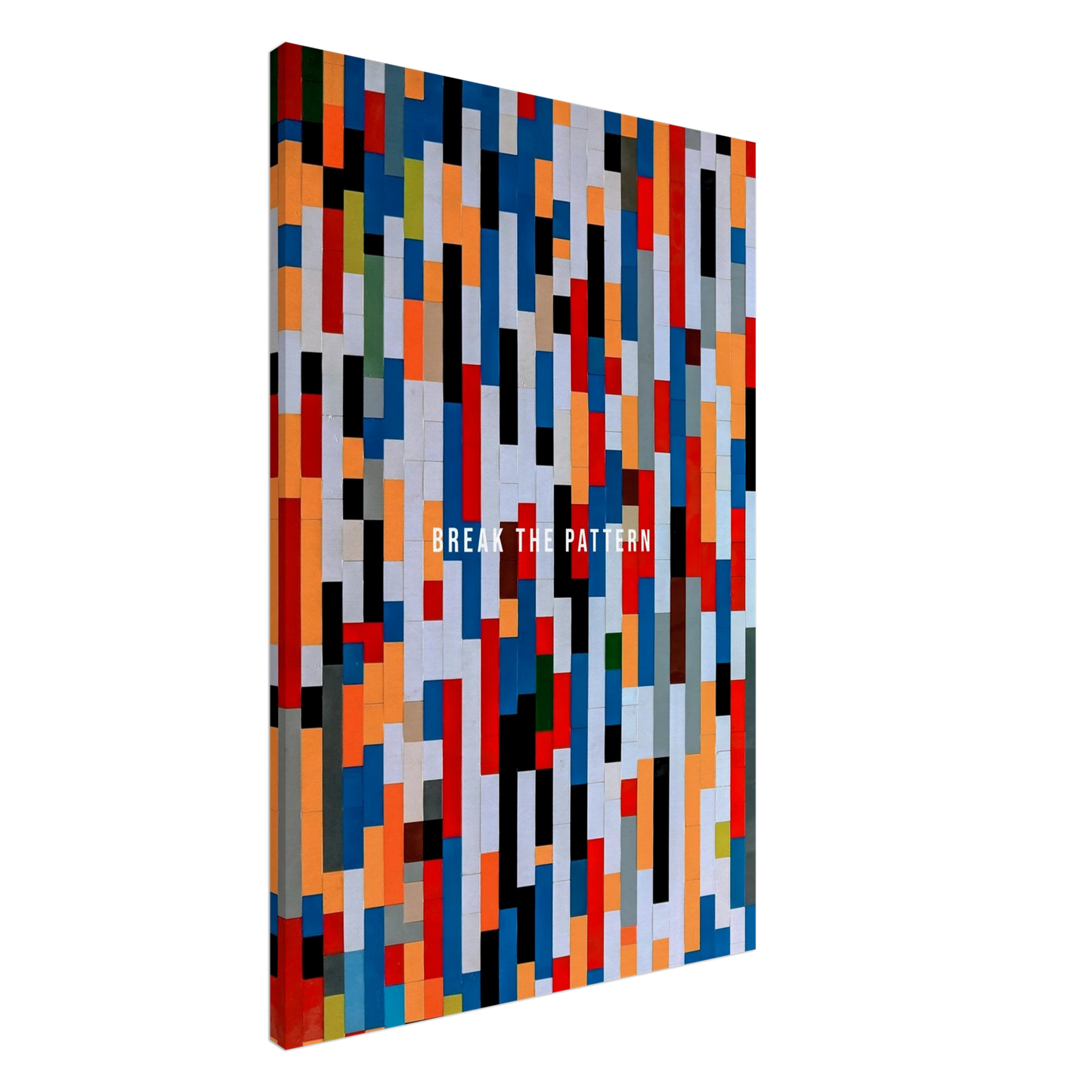 Break the Pattern - Your Bold Essence | Motivational and Inspirational Canvas Wall Art Poster