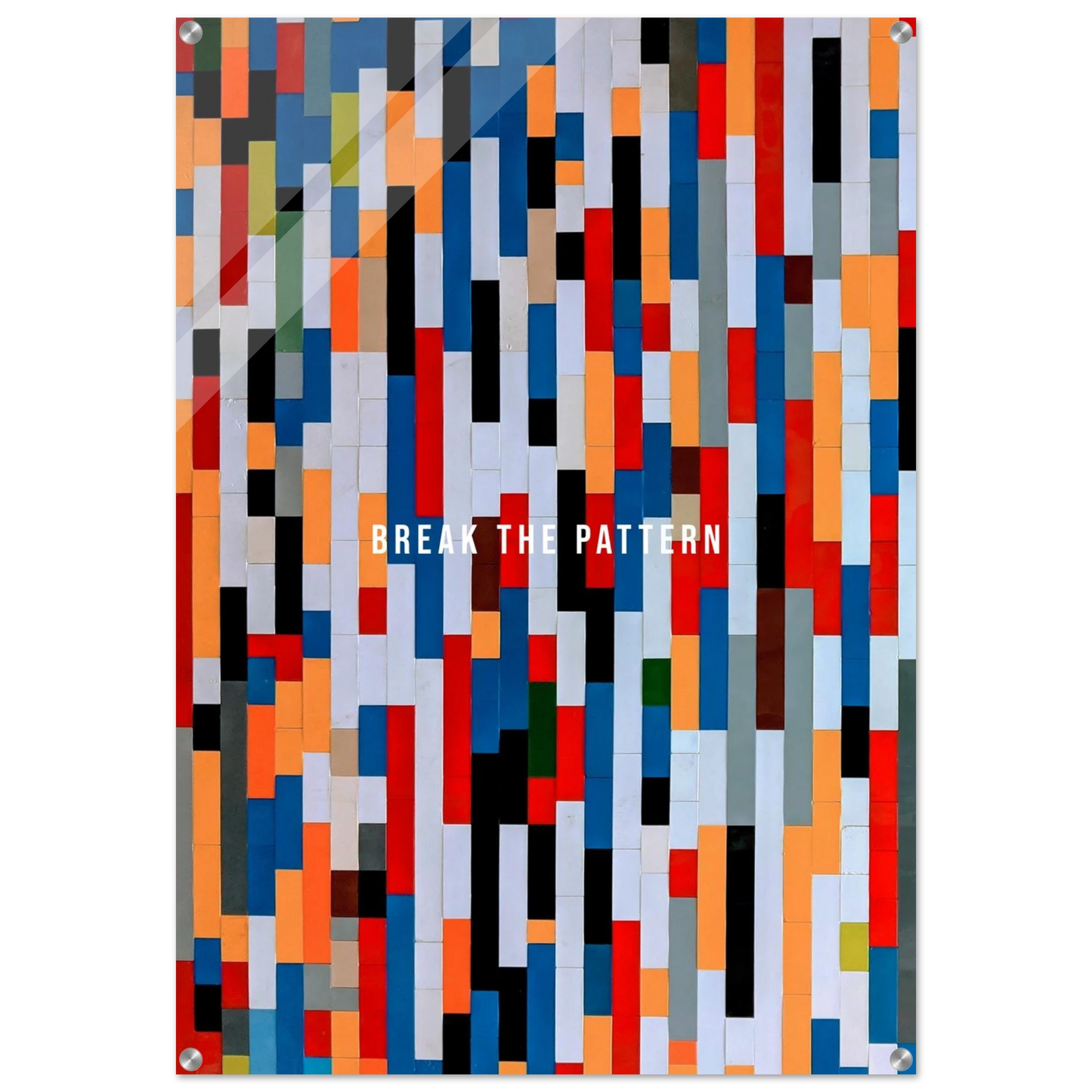 Break the Pattern - Your Bold Essence | Motivational and Inspirational Canvas Wall Art Poster