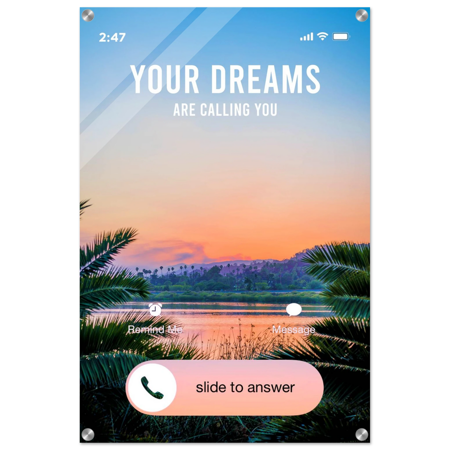Answer the Call - Your Bold Essence | Motivational and Inspirational Canvas Wall Art Poster