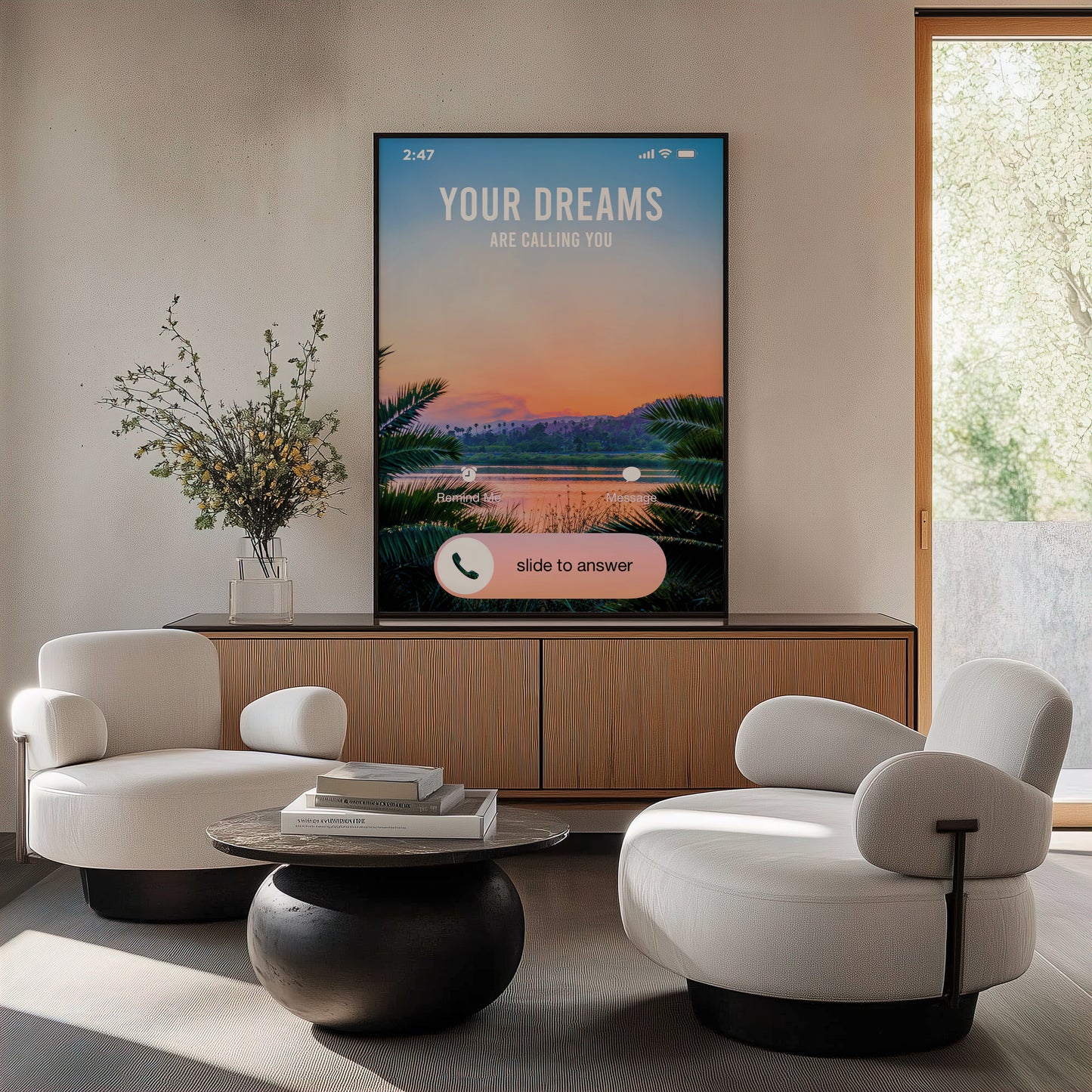 Answer the Call - Your Bold Essence | Motivational and Inspirational Canvas Wall Art Poster