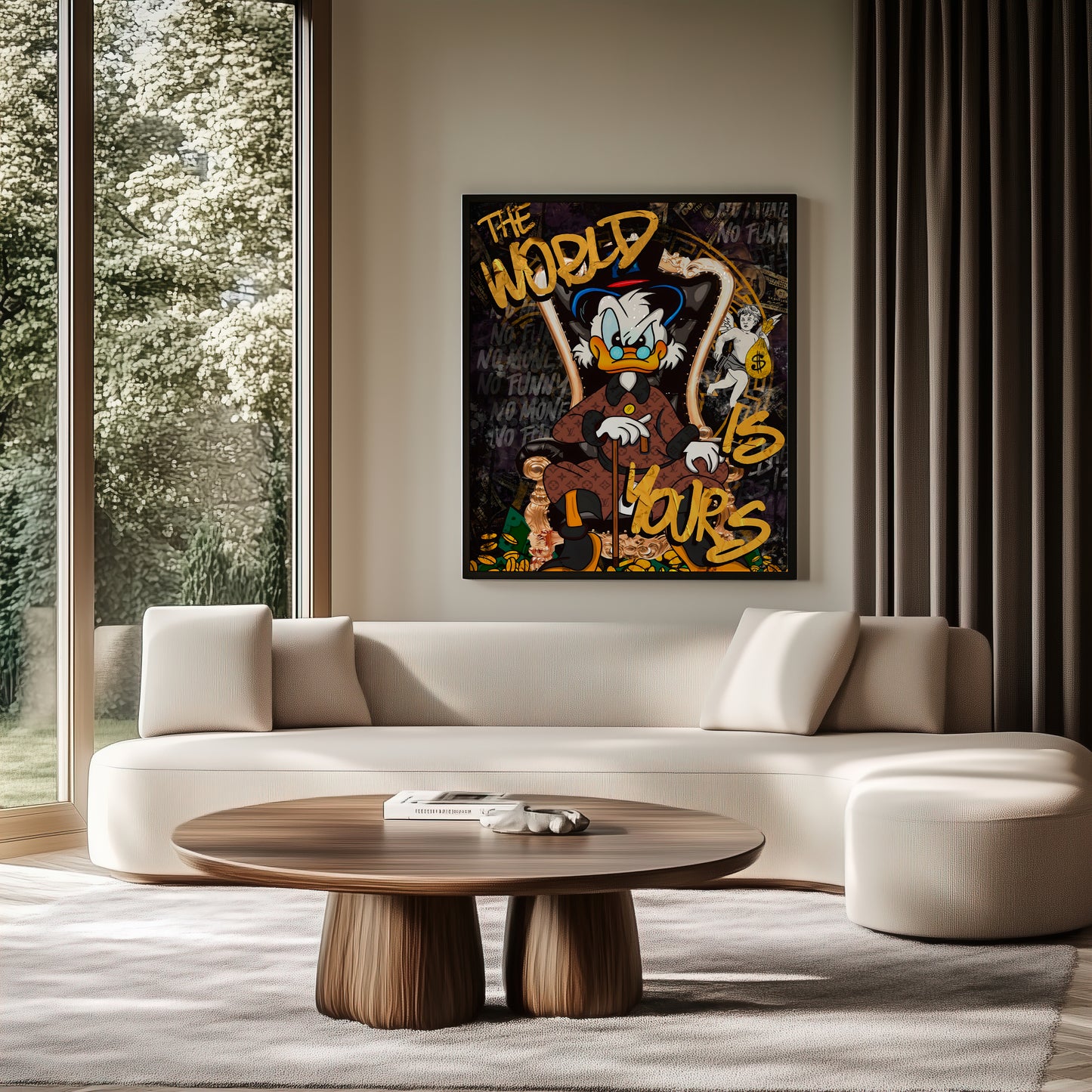 The World is Yours - Your Bold Essence | Motivational and Inspirational Canvas Wall Art Poster