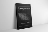 Entrepreneur - Your Bold Essence | Motivational and Inspirational Canvas Wall Art Poster