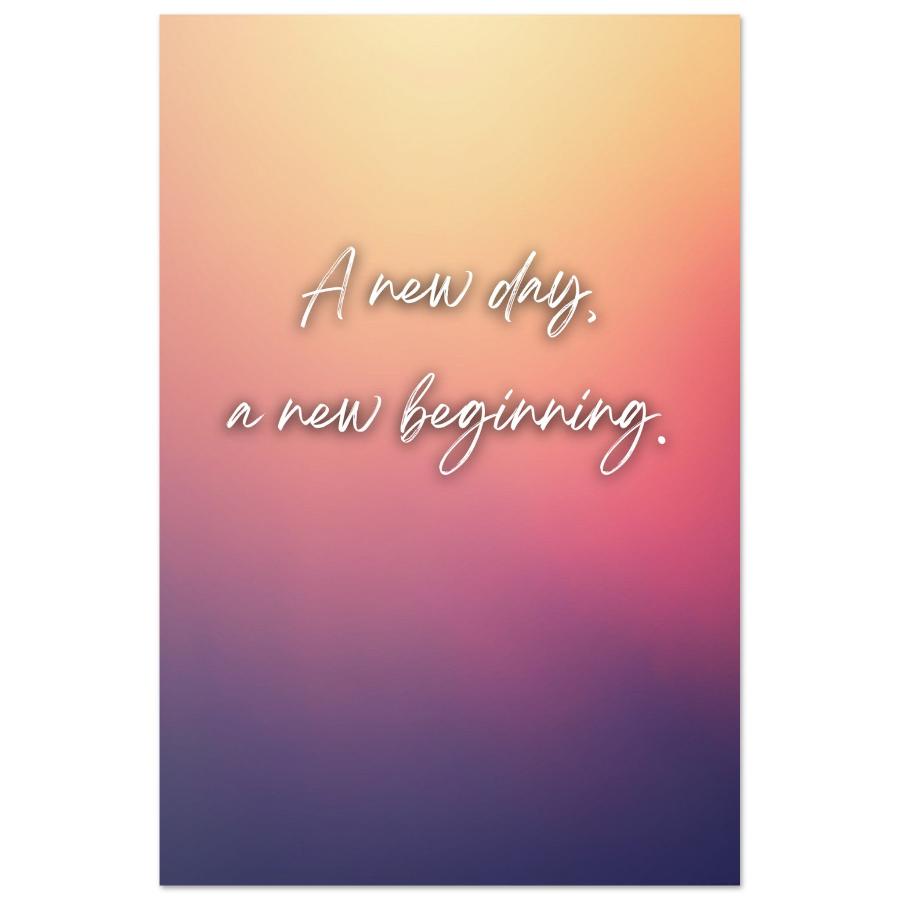 "A New Day" Wall Art | YourBoldEssence