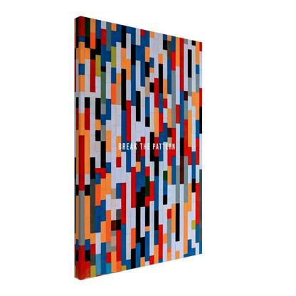 Break the Pattern - Your Bold Essence | Motivational and Inspirational Canvas Wall Art Poster