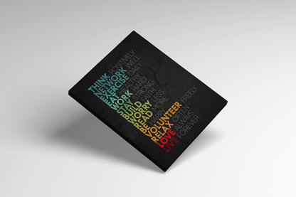 Positive Life Habits - Your Bold Essence | Motivational and Inspirational Canvas Wall Art Poster
