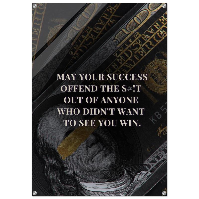 "Offend Them with Success (Censored)" Wall Art | YourBoldEssence