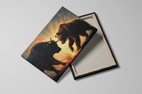 Clash on Wall Street - Your Bold Essence | Motivational and Inspirational Canvas Wall Art Poster