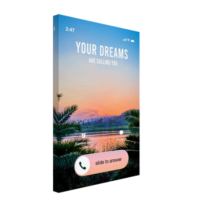 Answer the Call - Your Bold Essence | Motivational and Inspirational Canvas Wall Art Poster