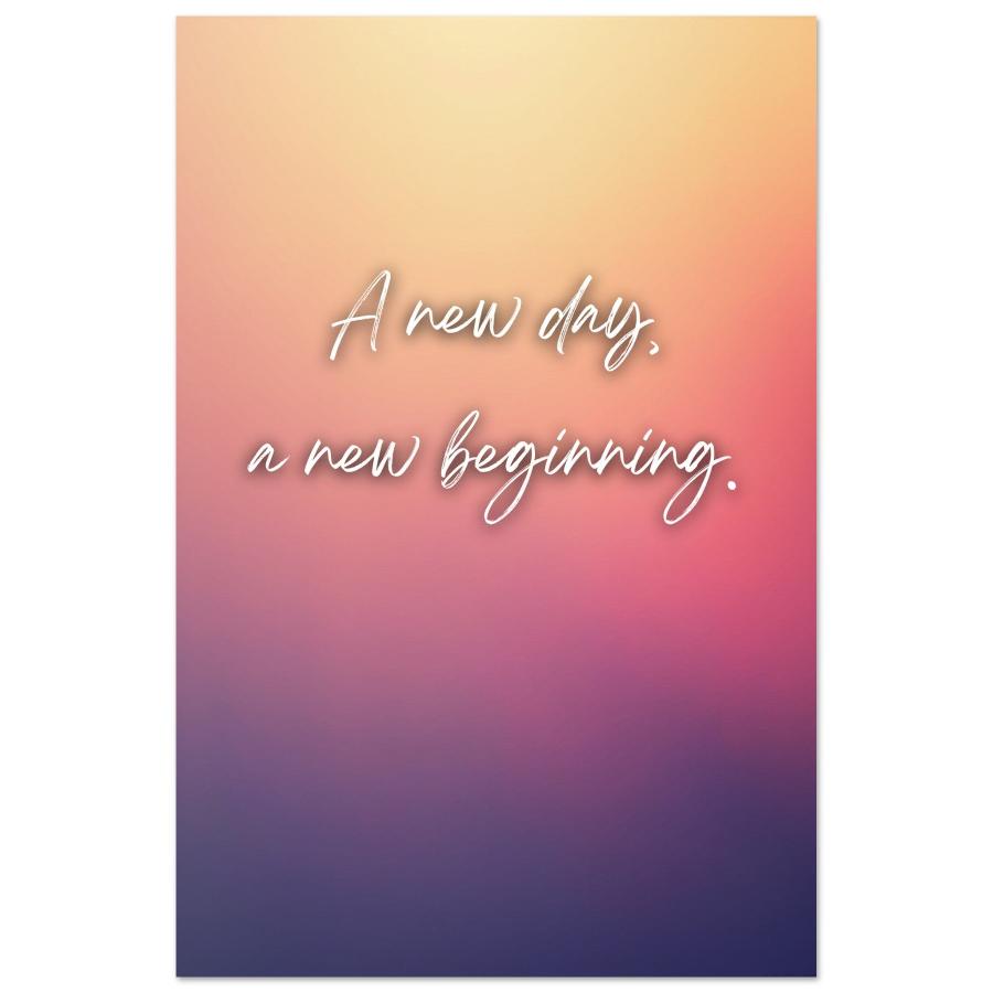 "A New Day" Wall Art | YourBoldEssence