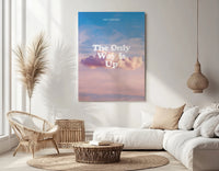 The Only Way is Up - Your Bold Essence | Motivational and Inspirational Canvas Wall Art Poster