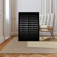 Outwork Everyone Wall Art in modern home office