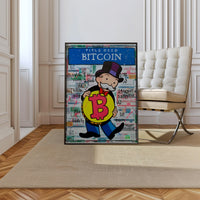 Crypto Capitalism - Your Bold Essence | Motivational and Inspirational Canvas Wall Art Poster