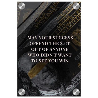 "Offend Them with Success (Censored)" Wall Art | YourBoldEssence