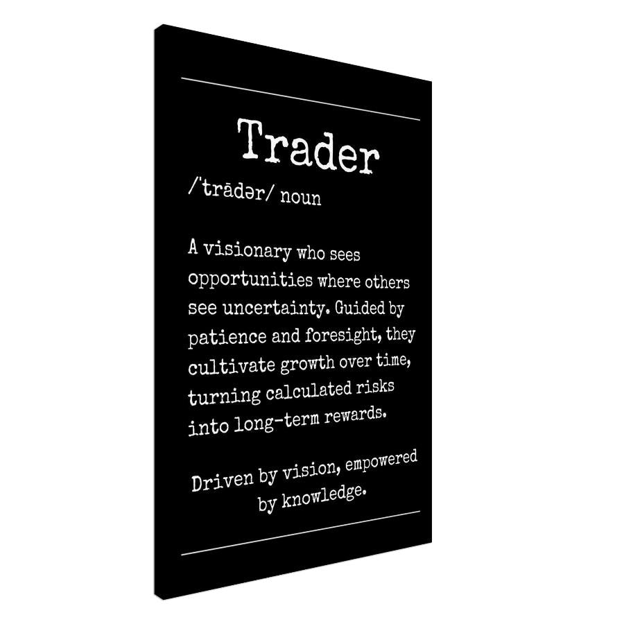 "Trader" Wall Art | YourBoldEssence