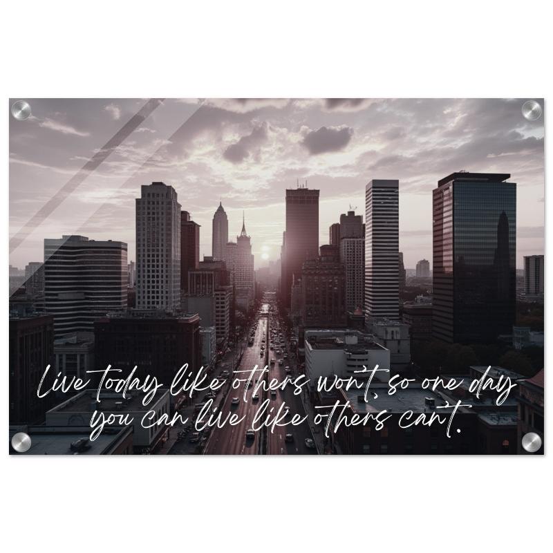 "Live Today" Wall Art | YourBoldEssence