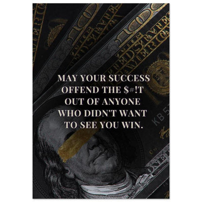 "Offend Them with Success (Censored)" Wall Art | YourBoldEssence