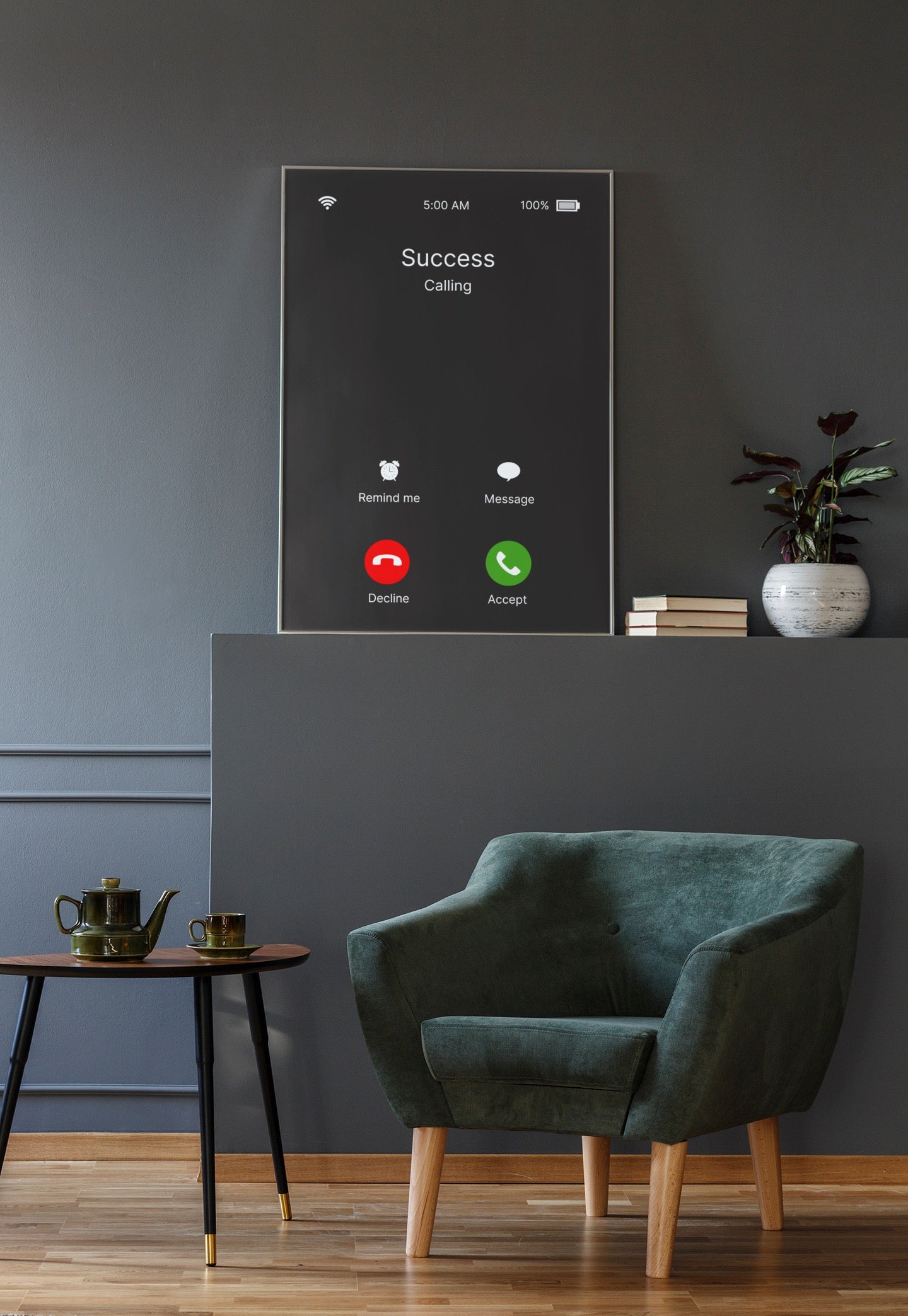 "Success Incoming Call" Wall Art | YourBoldEssence