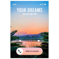 Answer the Call - Your Bold Essence | Motivational and Inspirational Canvas Wall Art Poster