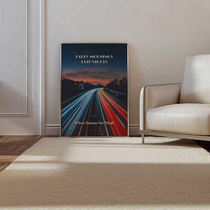 Where Dreams Are Made - Your Bold Essence | Motivational and Inspirational Canvas Wall Art Poster