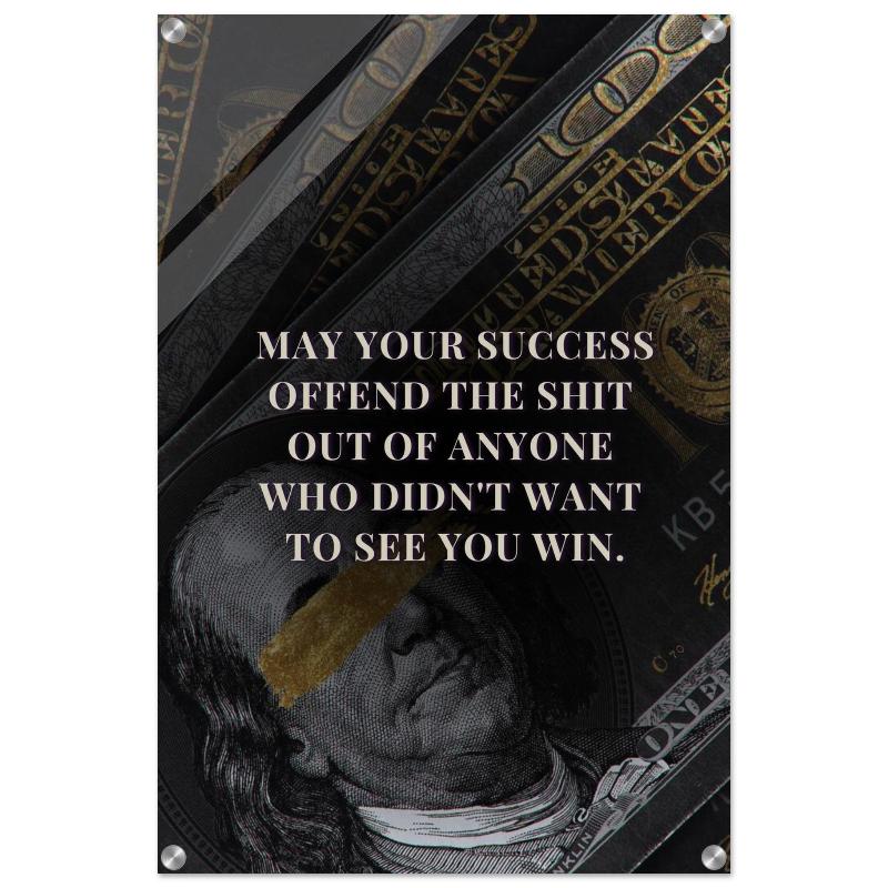 Offend Them with Success (Explicit) Wall Art | YourBoldEssence