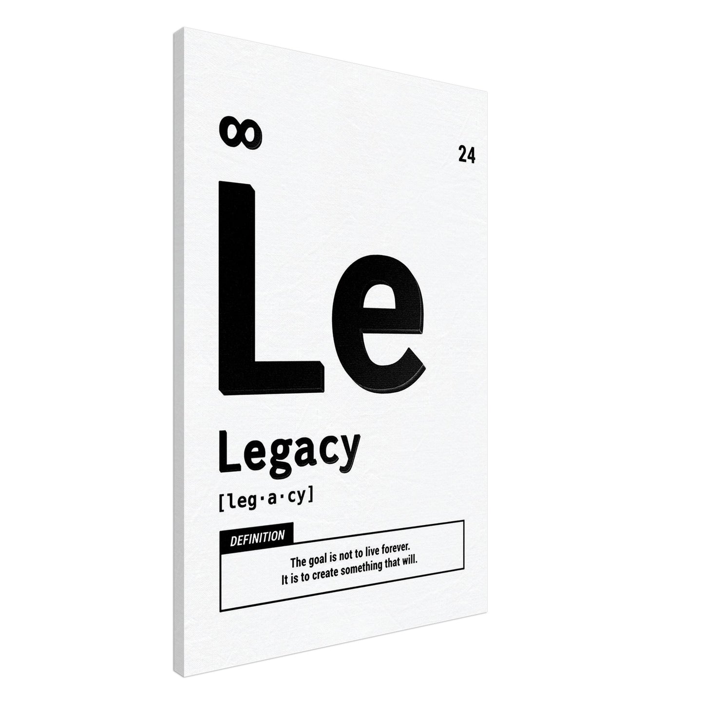 Legacy - Your Bold Essence | Motivational and Inspirational Canvas Wall Art Poster
