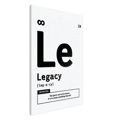 Legacy - Your Bold Essence | Motivational and Inspirational Canvas Wall Art Poster