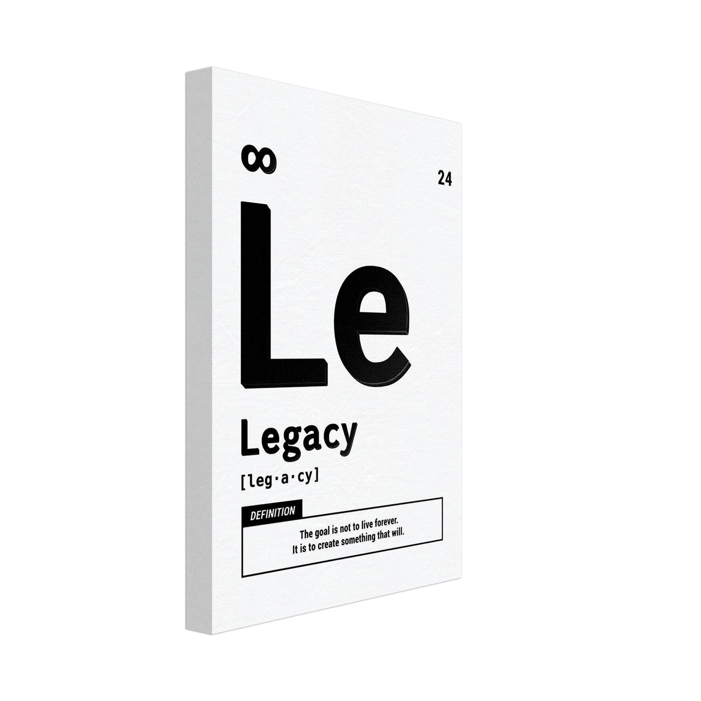 Legacy - Your Bold Essence | Motivational and Inspirational Canvas Wall Art Poster