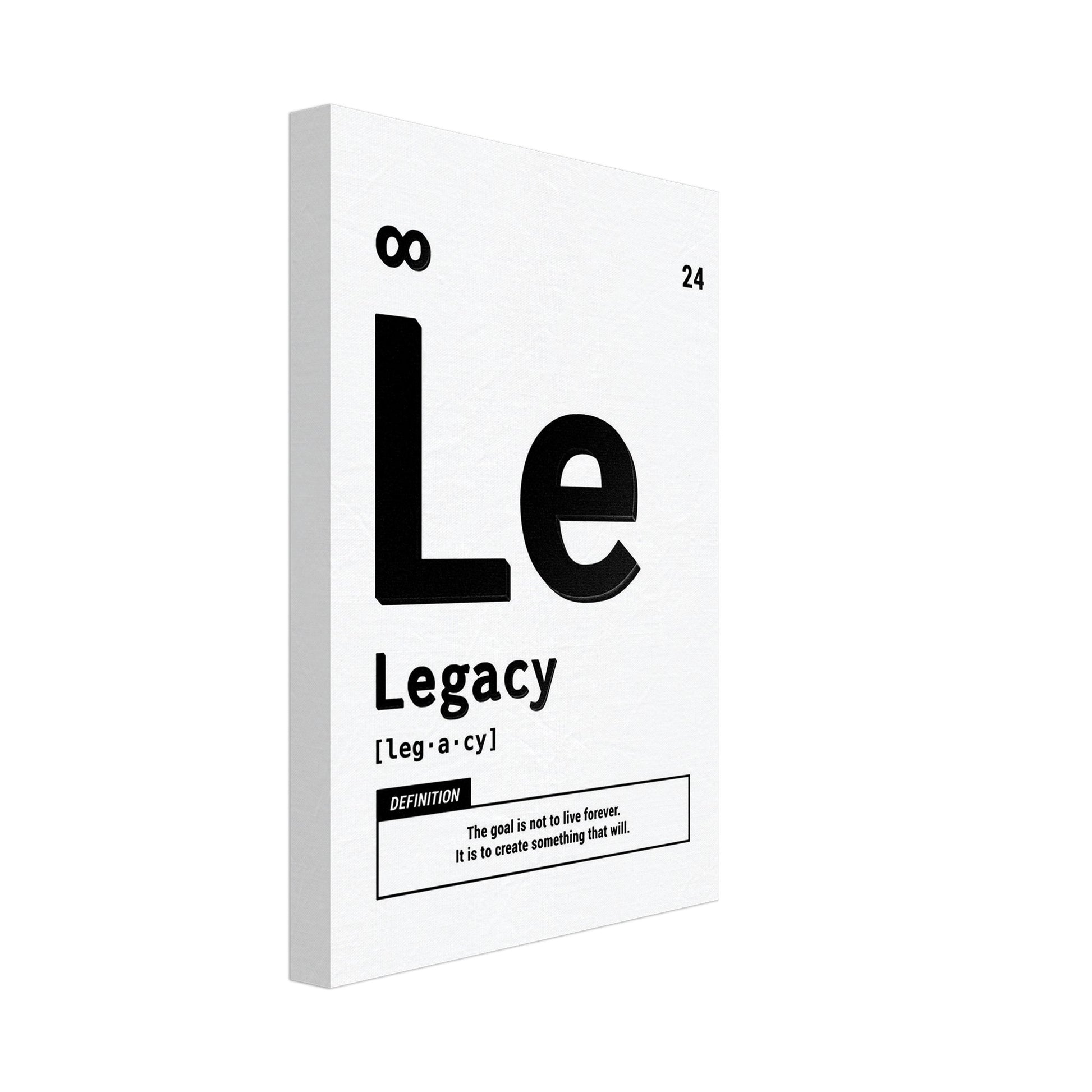 Legacy - Your Bold Essence | Motivational and Inspirational Canvas Wall Art Poster